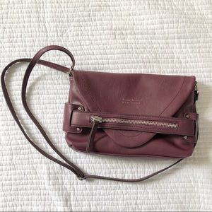 Nicole Miller New York small crossbody purple bag